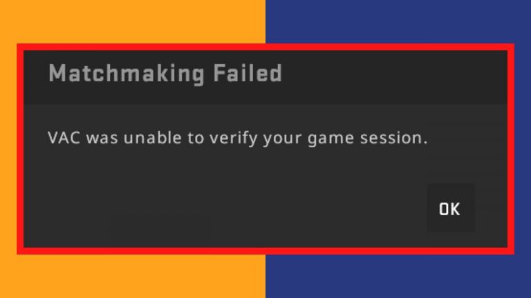 VAC was Unable to Verify Your Game Session